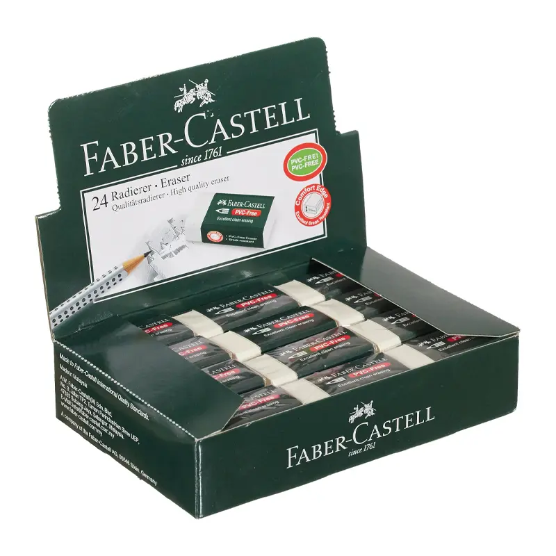 Faber-Castell 7085/24 Beyaz Silgi x 24 Lü Kutu