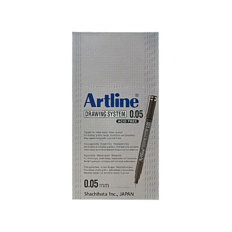 Artline EK-2305 Drawing System Teknik Çizim Kalemi 0.05 mm Siyah 12 Li Kutu