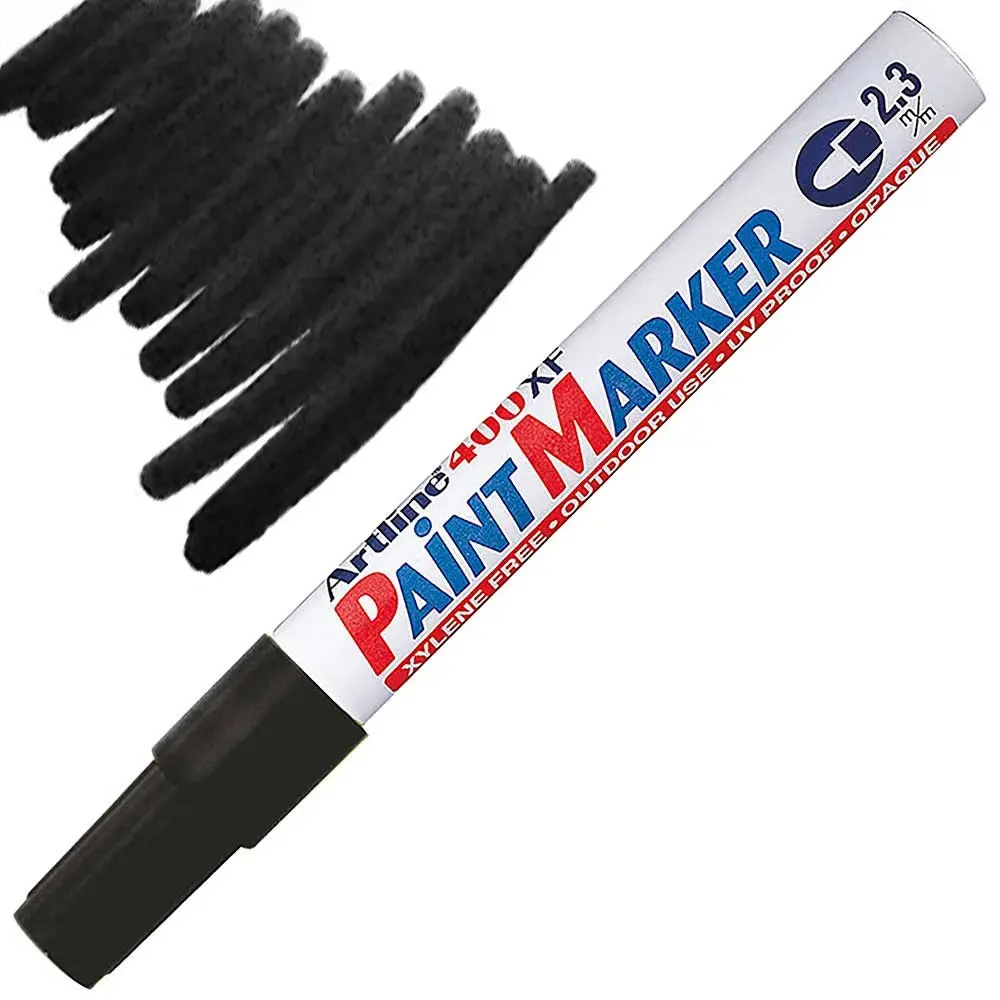 Artline 400XF Paint Marker Çok Amaçlı Boyama Markörü 2.3 mm Siyah 12 Li Kutu
