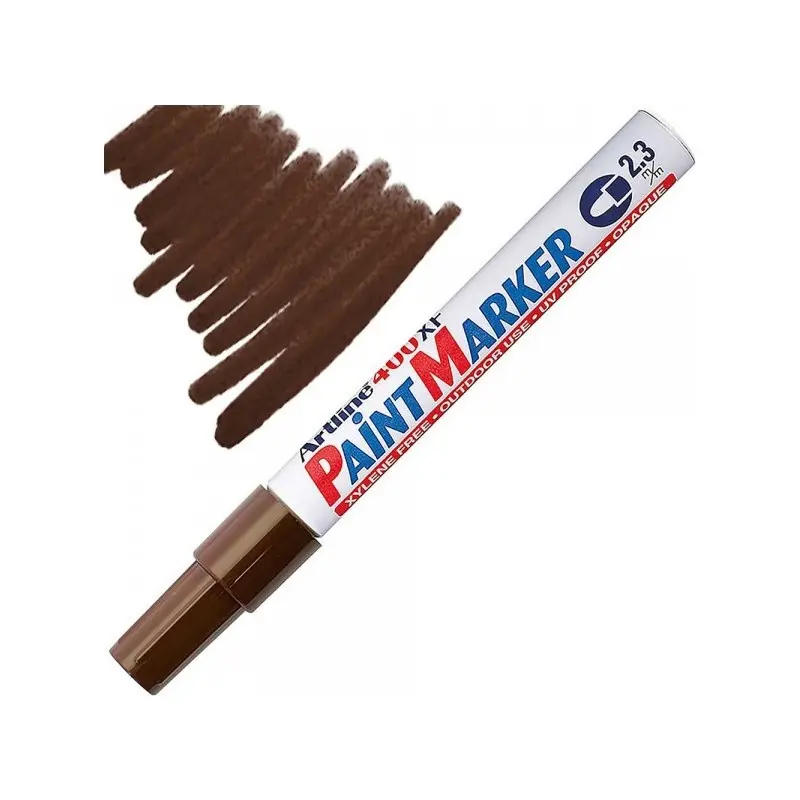 Artline 400XF Paint Marker Çok Amaçlı Boyama Markörü 2.3 mm Kahve 12 Li Kutu
