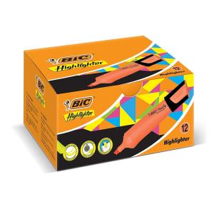 Bic Flat Marking Highlighter Fosforlu Kalem Turuncu 12 Li Kutu