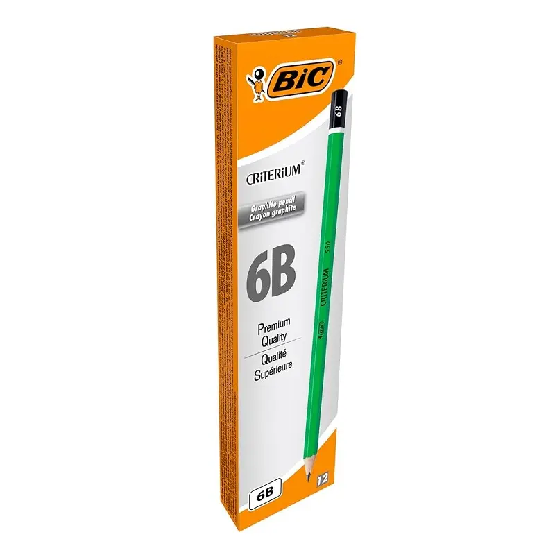 Bic Criterium 550 Kurşun Kalem 6B 12 Li Kutu
