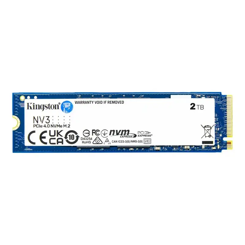 Kingston SNV3S/2000G NV3 6000/5000 Gen4 NVME PCIe M.2 2280 SSD 2 TB