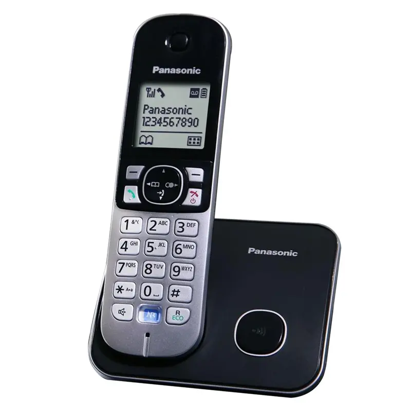 Panasonic KX-TG6811 Telsiz Telefon Siyah 18 Saat Konuşma 170 Saat Bekleme 120 Kişilik Rehber