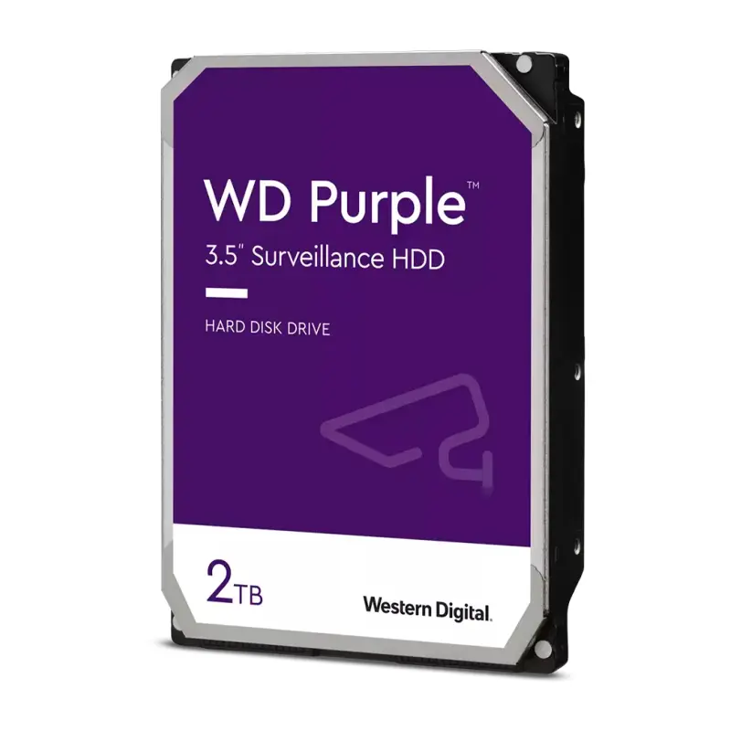 WD Purple WD23PURZ Sabit Dahili Harddisk (HDD) 3.5 Inch 256 Mb Cache 5400 Rpm 2 TB
