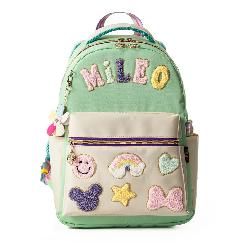 Mileo Puffy Okul Çantası Yeşil