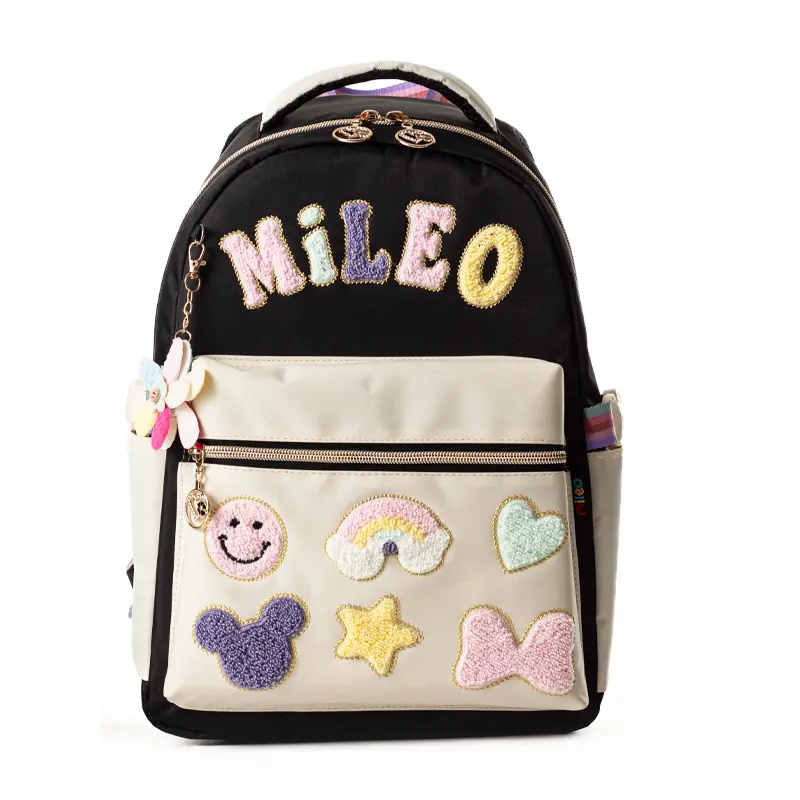 Mileo Puffy Okul Çantası Siyah