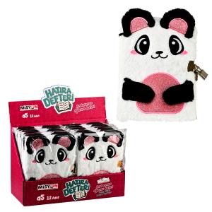 Misyon Panda Peluş Hatıra Defteri Kilitli A5
