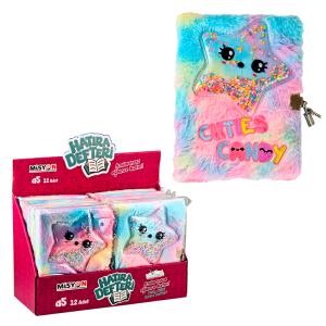 Misyon Cuties Candy Sulu Yıldız Peluş Hatıra Defteri Kilitli A5