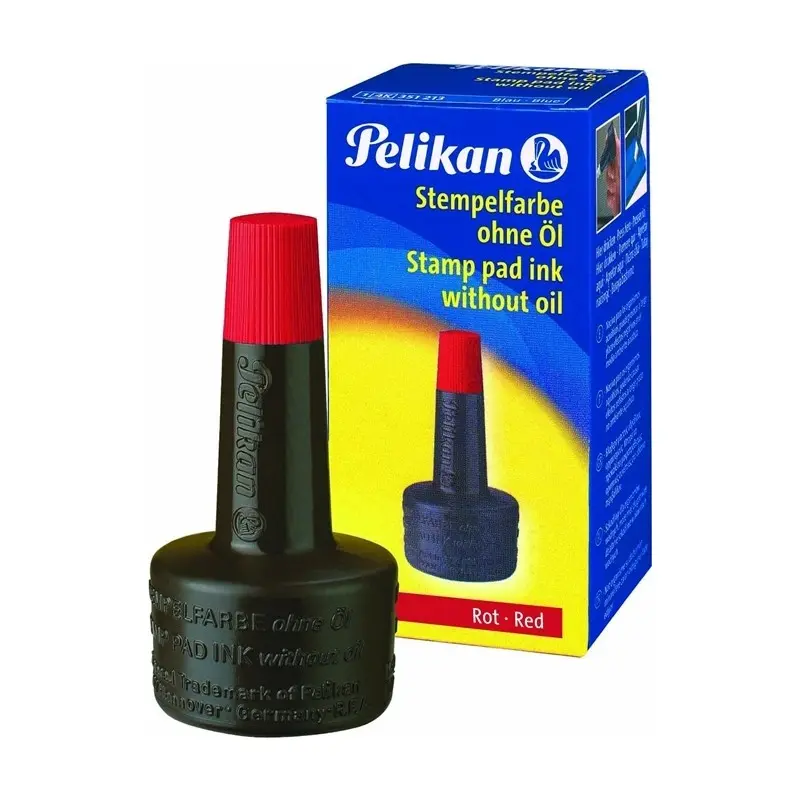 Pensan Pelikan Stampa Mürekkebi 30cc Kırmızı