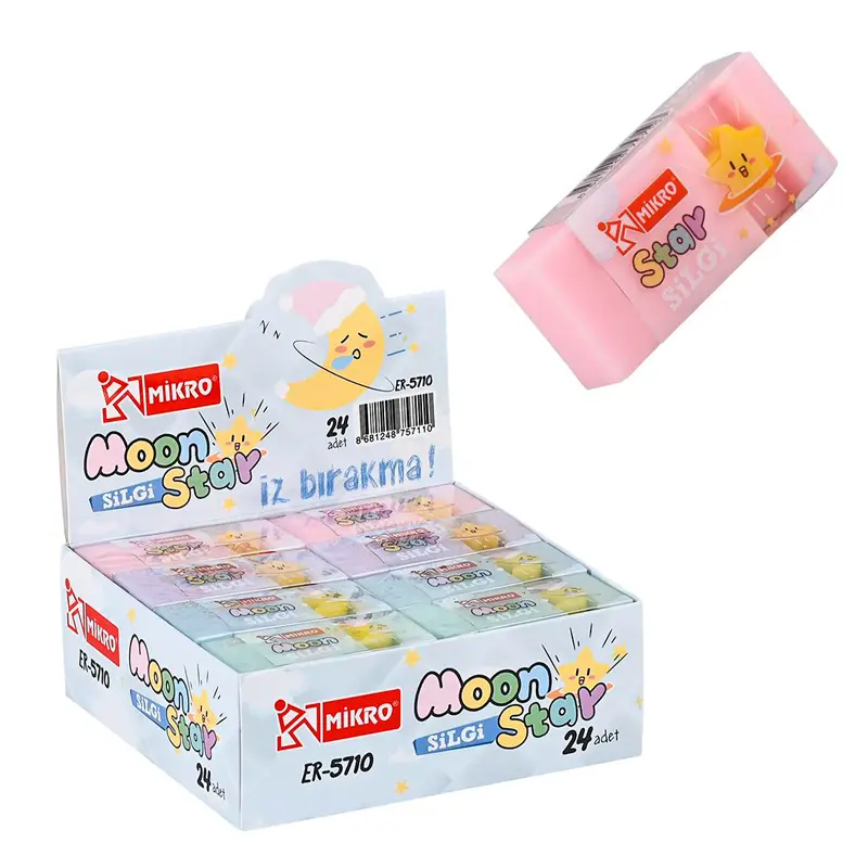 Mikro ER5710 Moon Star Silgi x 24 Lü Paket