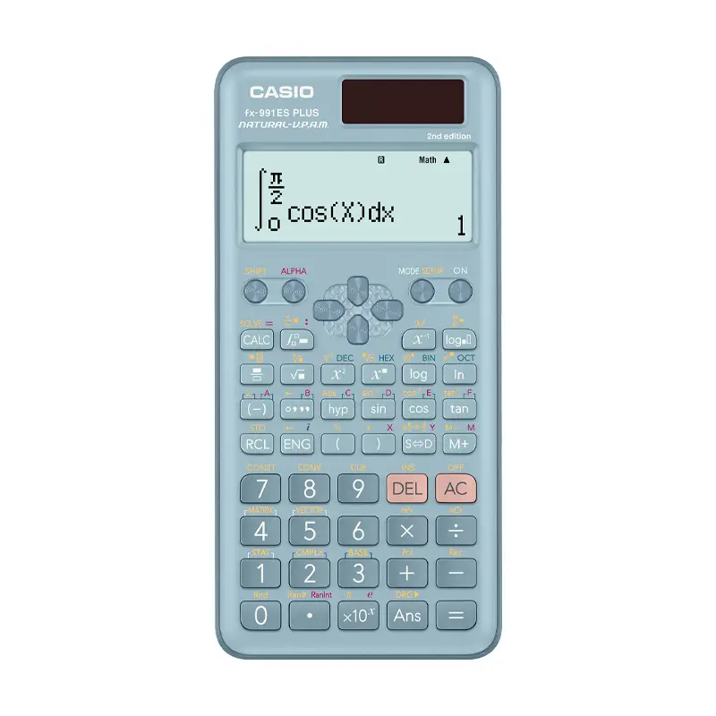 Casio FX-991ES Plus Bilimsel Hesap Makinesi 417 Fonksiyonlu 2nd Edition Mavi Renk