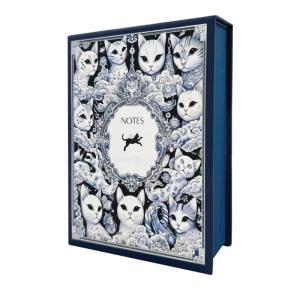 Victoria Journals Masaüstü Sert Kapaklı Notluk 80 Gr. Ivory Kağıt 340 Yaprak 11x15.8 Cm Mavi Kenar