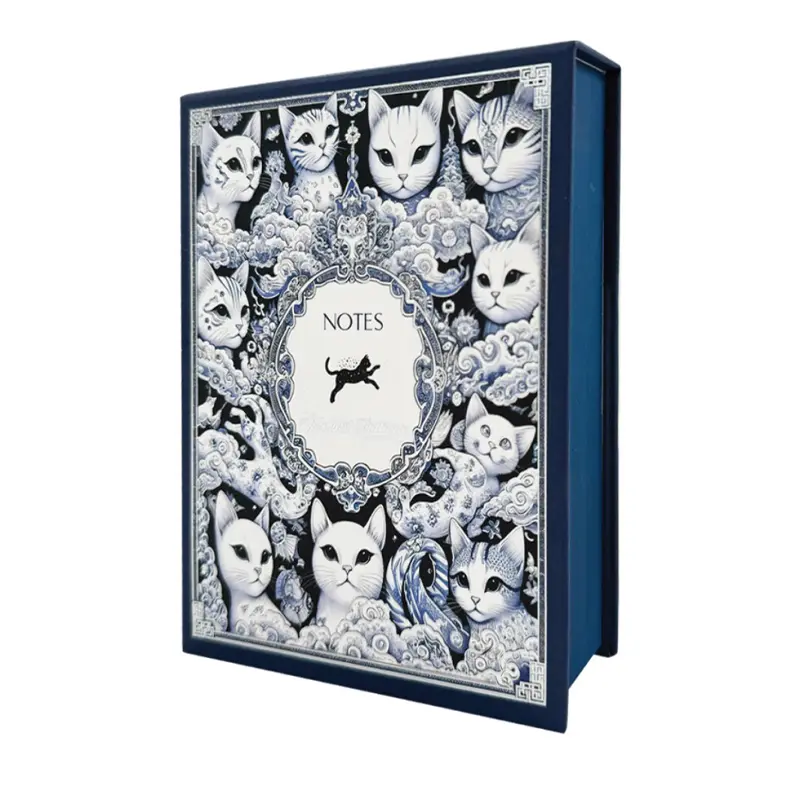 Victoria Journals Masaüstü Sert Kapaklı Notluk 80 Gr. Ivory Kağıt 340 Yaprak 11x15.8 Cm Mavi Kenar
