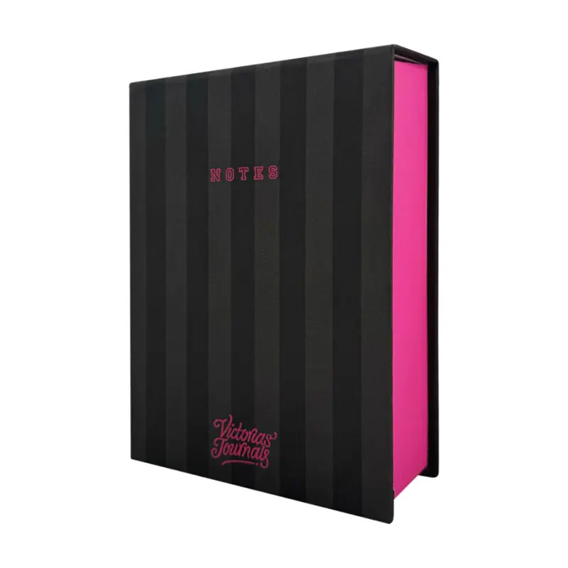 Victoria Journals Masaüstü Sert Kapaklı Notluk 80 Gr. Ivory Kağıt 340 Yaprak 11x15.8 Cm Lila Kenar