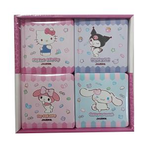 Kuromi Mini Square Journal Günlük Not Defteri 9x9cm 192 Sayfa 100 Gr. 16 Lı Stand