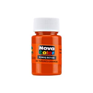 Nova Color Şişe Kumaş Boyası 30 ml Turuncu 12 Li Kutu