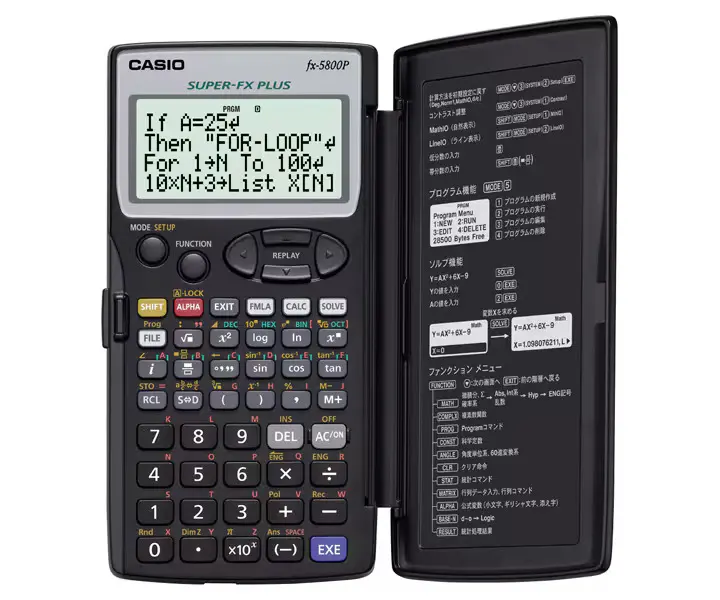 Casio FX-5800P Programlanabilir 4 Satır Ekran Bilimsel Hesap Makinesi