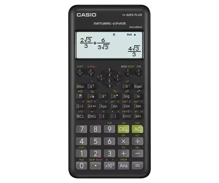 Casio FX-82ES PLUS 2nd Edition 252 Fonksiyon Standart Bilimsel Hesap Makinesi