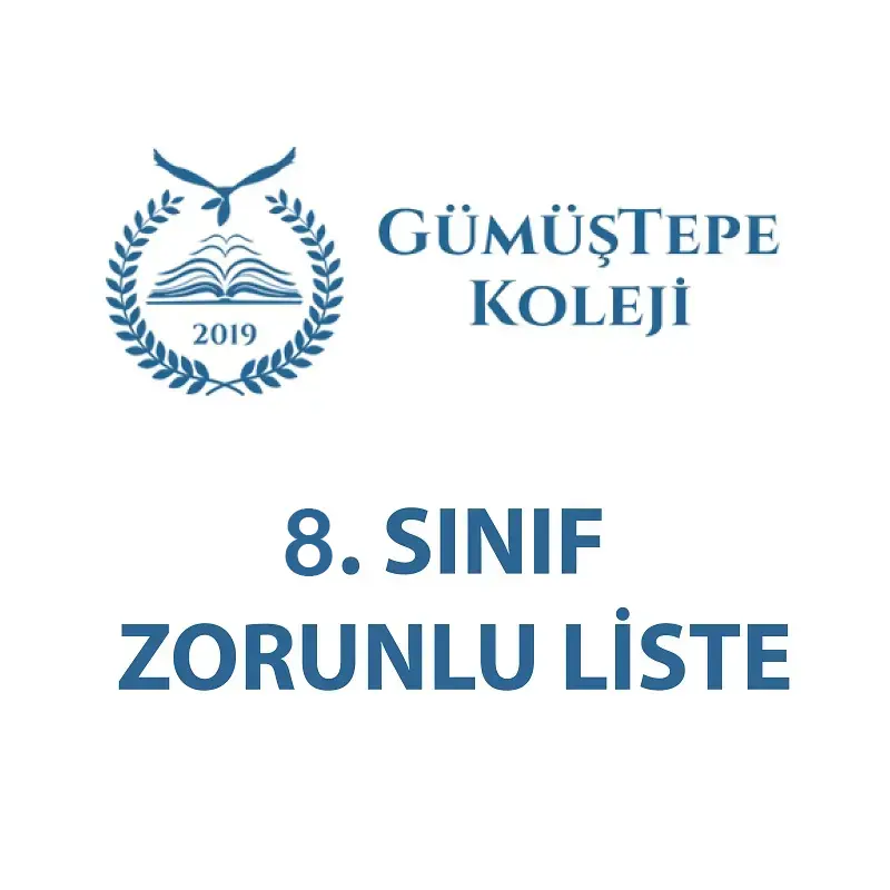 GÜMÜŞTEPE KOLEJİ 8. SINIF SABİT KIRTASİYE LİSTESİ