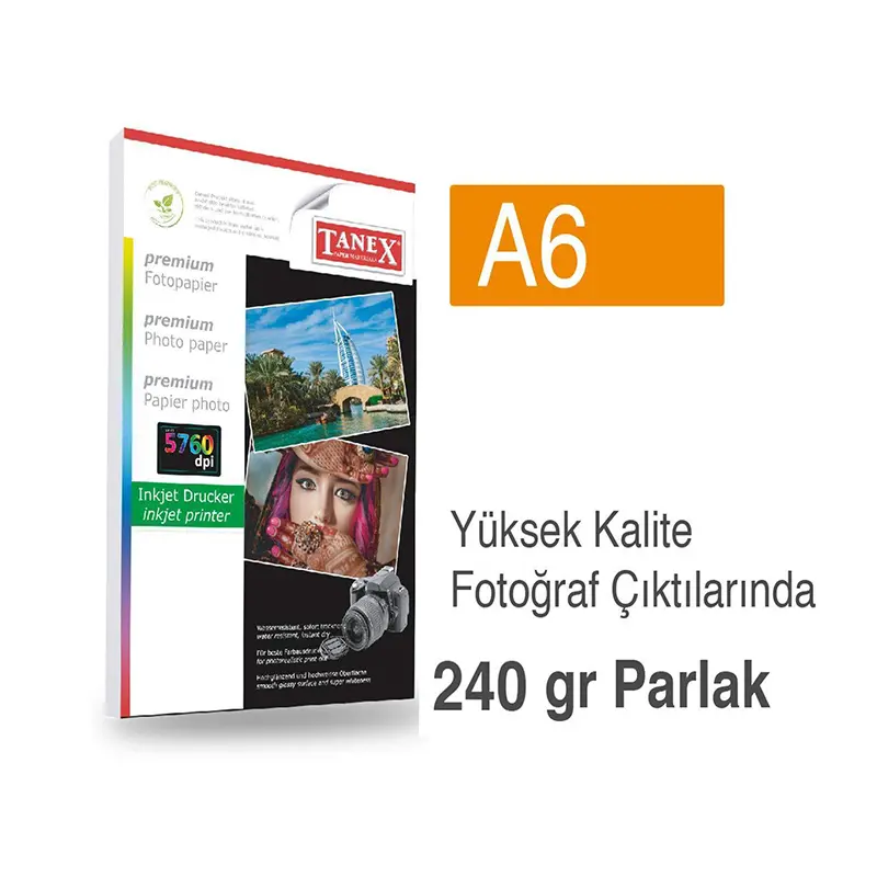 Taneks Fotoğraf Kağıdı 240 Gr. A6 (10cmx15cm) 50 Li Paket