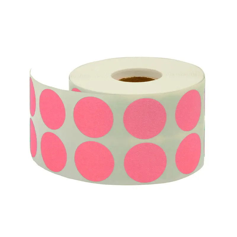 Taneks 203901 Nokta Etiketi 20mm 2500 Lü Tekli Kutu Pembe