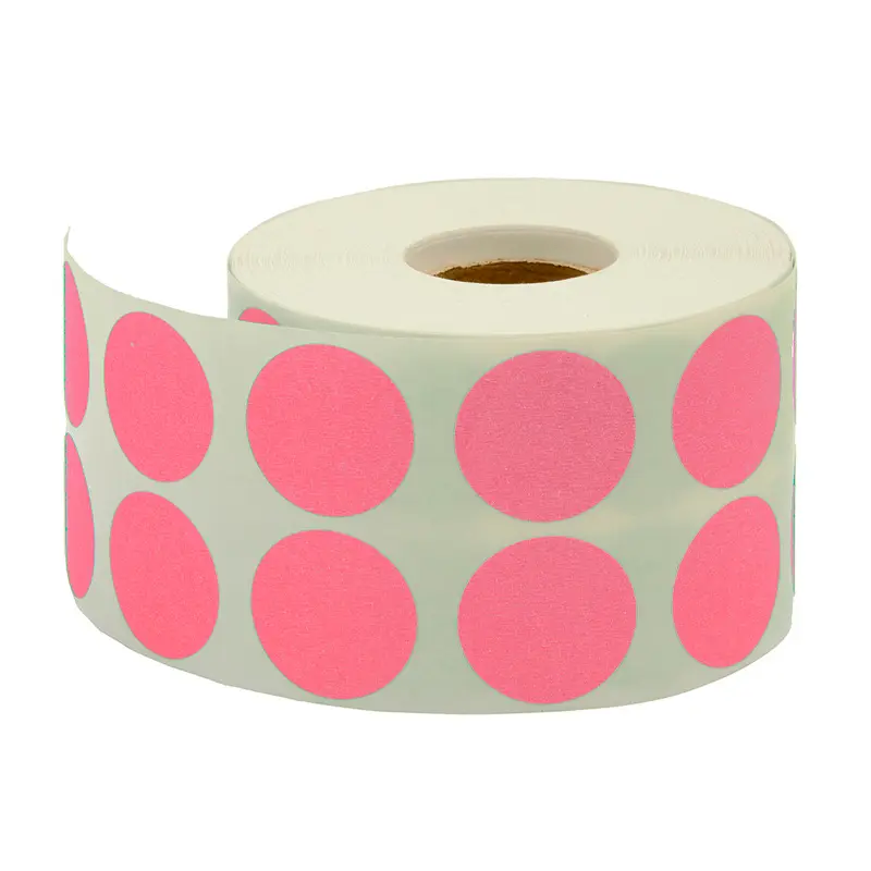 Taneks 253901 Nokta Etiketi 25mm 2500 Lü Tekli Kutu Pembe