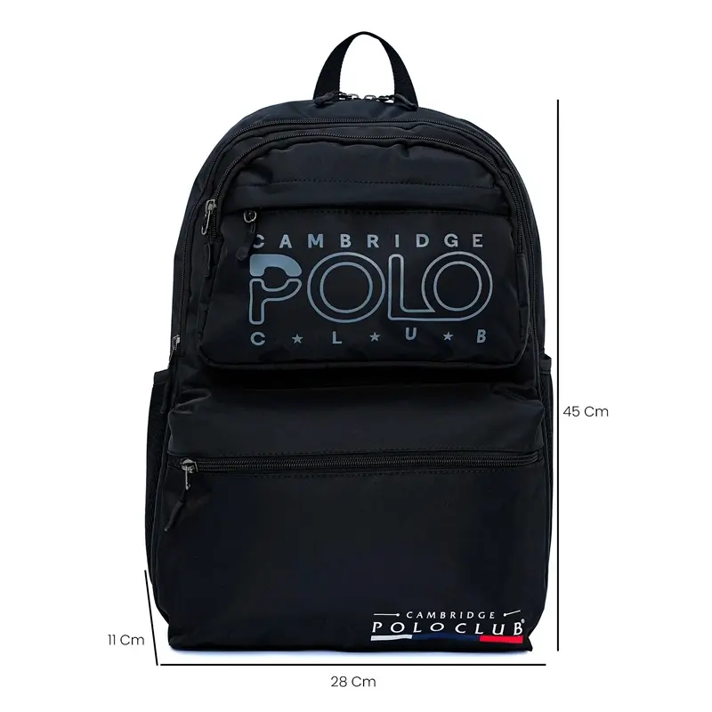 Cambridge Polo Club PLCAN2144 Ortaokul Sırt Çantası Siyah