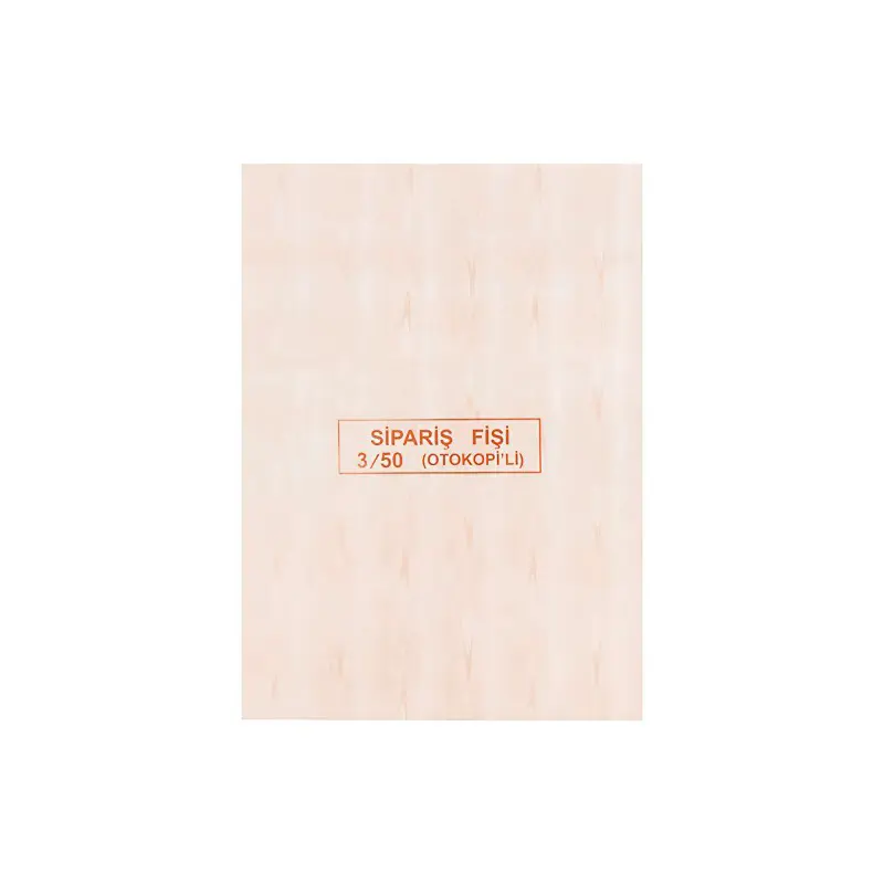 Dilman Sipariş Fişi 135x190mm 2/50 3 Nüsha Otokopili 6 Lı Paket