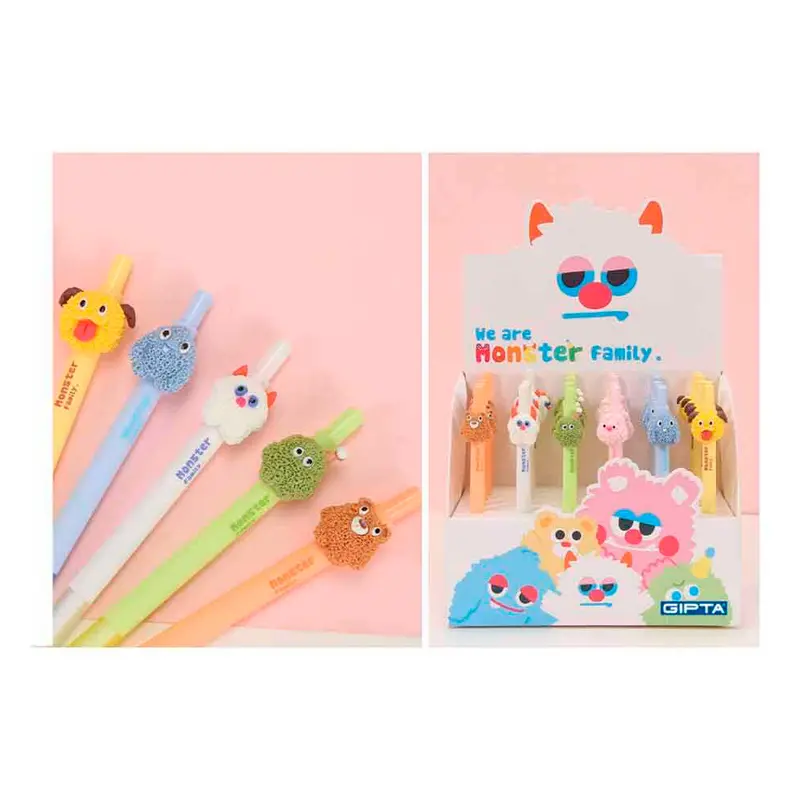 Gıpta K1997 Monster Family Versatil Kalem 0.7mm 24 Lü Stand