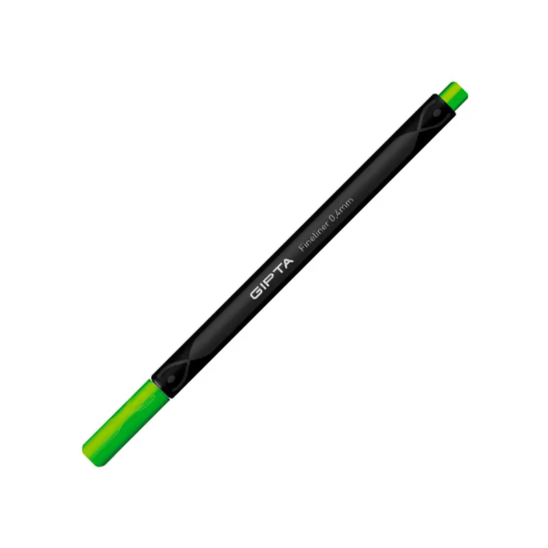 Gıpta K600 Fineliner Fiber Uç Kalem 0.4mm Yeşil 12 Li Kutu