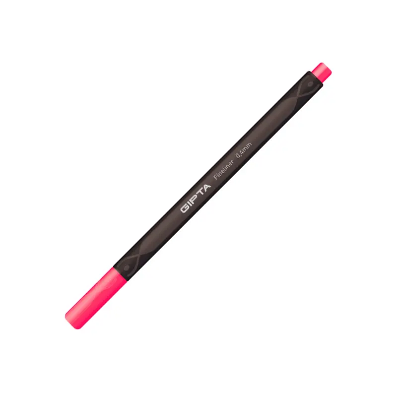 Gıpta K600 Fineliner Fiber Uç Kalem 0.4mm Pembe 12 Li Kutu