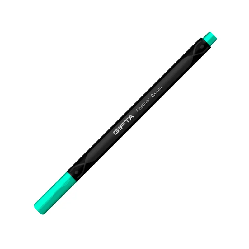 Gıpta K600 Fineliner Fiber Uç Kalem 0.4mm Turkuaz 12 Li Kutu