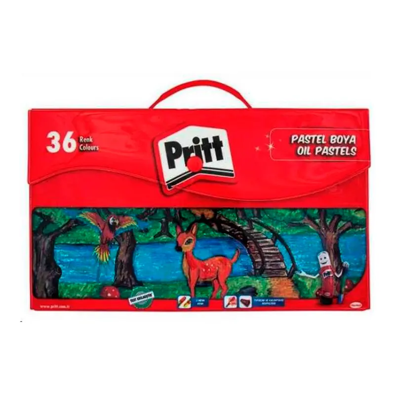 Henkel Pritt Çantalı Pastel Boya 36 Renk