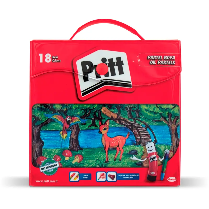 Pritt Pastel Boya Çantalı 18 Renk