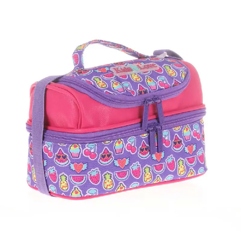 Kaukko L7105 Kids & Love Beslenme Çantası Rubber Watermelon