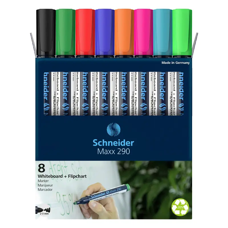 Schneider Maxx 290 Beyaz Tahta Kalemi 8 Renk Karışık