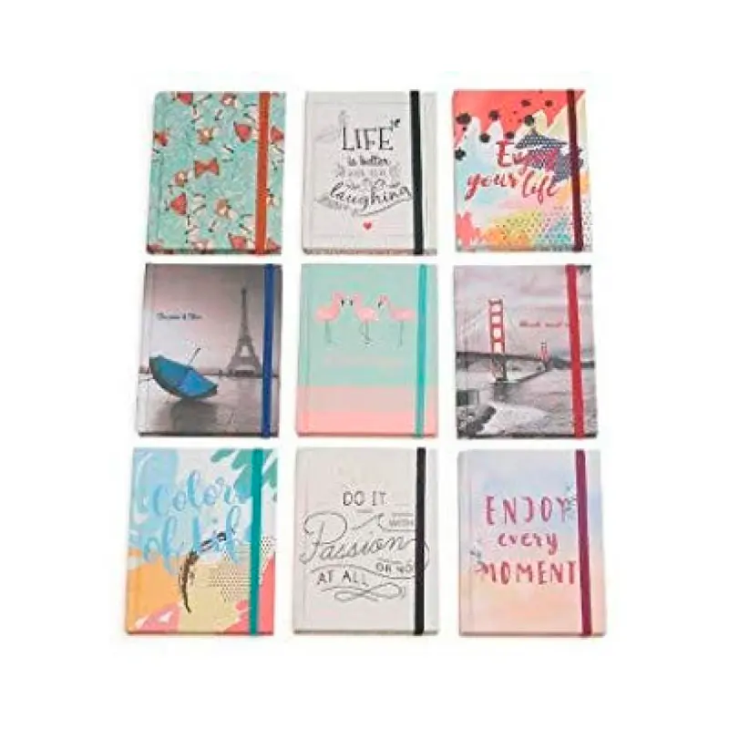 Liz EC29D Özel Baskılı Kuşe Kapak 14x20cm 96 Yaprak Defter Düz