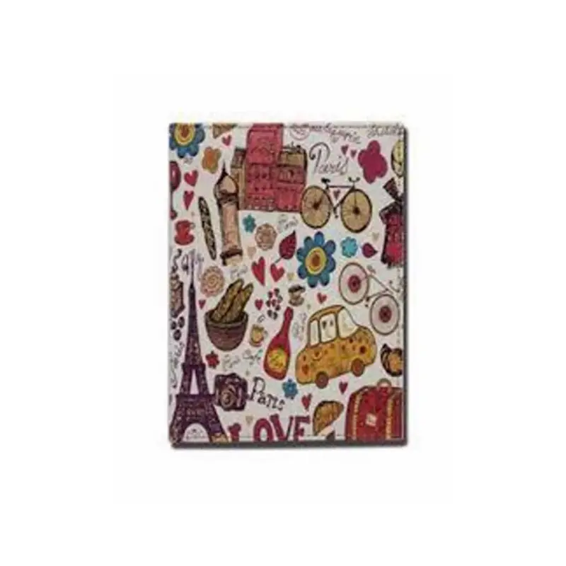 Liz Suni Deri Çiçek Desenli Esnek Kapak Defter 14x20cm 70 Gr. 96 Yaprak Çizgili