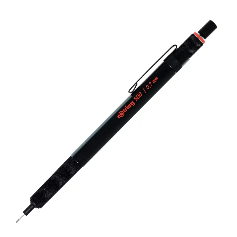 Rotring 500 Metal Gövde Mekanik ( Versatil ) Kurşun Kalem Siyah 0.7mm