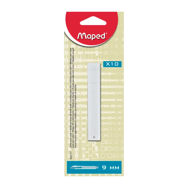 Maped Maket Bıçağı Yedeği Dar 9mm 10 Lu Paket