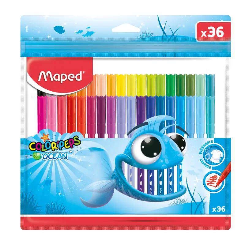 Maped Color Peps Ocean Yıkanabilir Keçeli Kalem 36 Renk