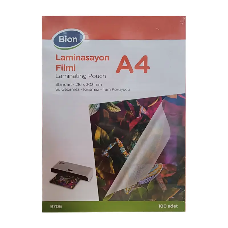 Mas 9706 Bion Laminasyon Filmi A4 100 Lü Paket