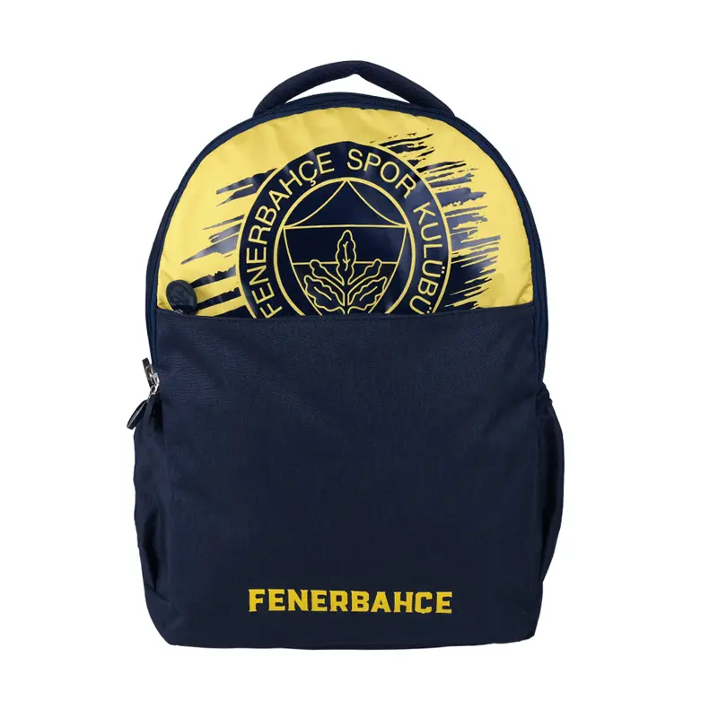 Me Çanta 24719 Lisanslı Fenerbahçe Sarı Lacivert Kesik Logo Detaylı Sırt Çantası