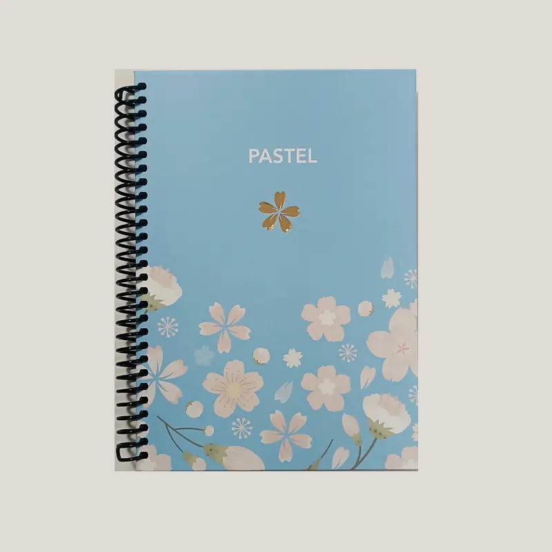 Gürmat Pastel Sert Kapak Spiralli Defter 17x24cm 100 Yaprak Çizgili