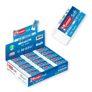 Mikro 2B-24TR Dust Free Beyaz Soft Silgi 24 Lü Paket