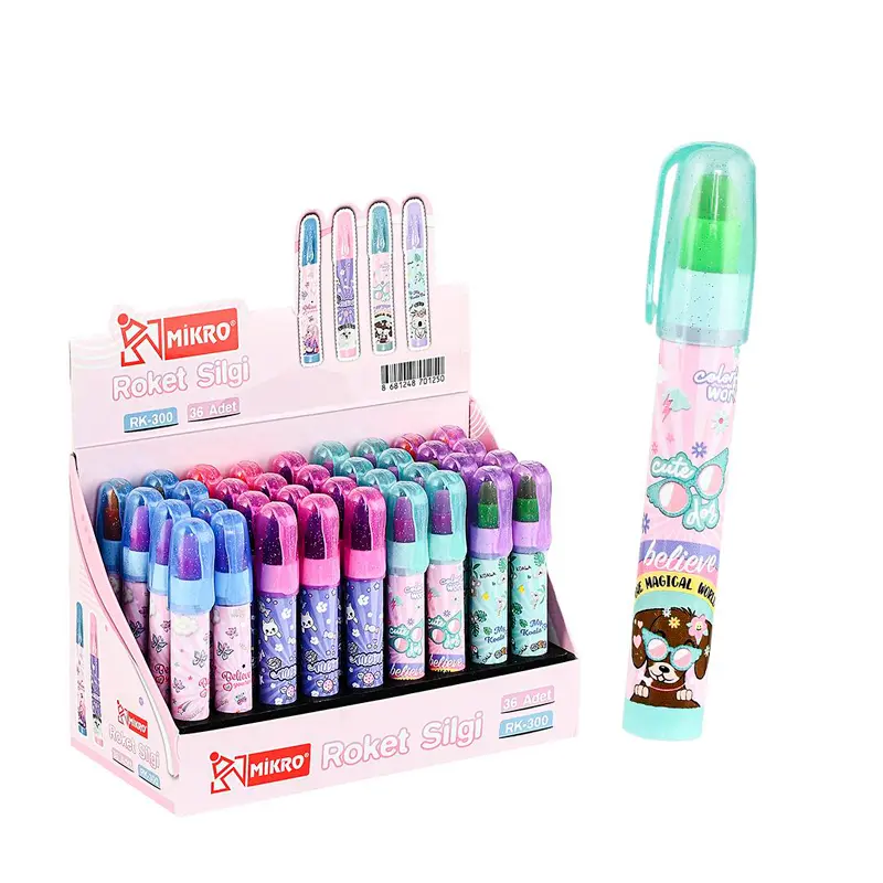 Mikro RK-300 Roket Silgi 36 Lı Stand