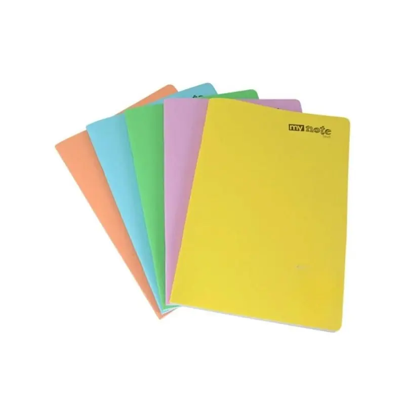 MyNote Text Pastel PP Kapak Dikişli Defter A4 100 Yaprak Çizgili 12 Li Paket