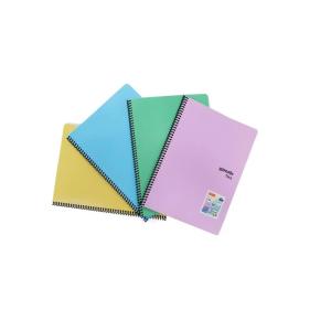 MyNote Flex Pastel PP Kapak Spiralli Defter A4 96 Yaprak Çizgili 12 Li Paket