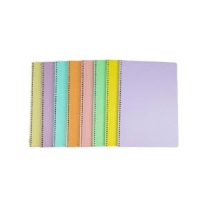 MyNote Flex Pastel PP Kapak Spiralli Defter A5 40 Yaprak Kareli 12 Li Paket